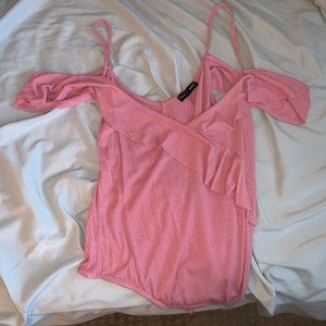 Pink bodysuit